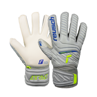 Reusch Attrakt Grip Finger Support Junior 5272810 6016 yellow grey 1